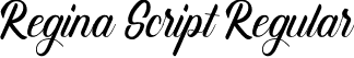 Regina Script Regular font - ReginaScript-d9xAX.ttf