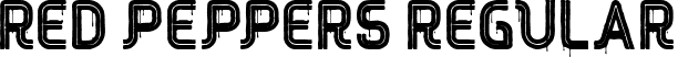 RED Peppers Regular font - redpeppers-vm3a4.ttf