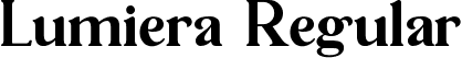 Lumiera Regular font - lumiera.ttf