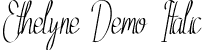 Ethelyne Demo Italic font - EthelyneDemoItalic.ttf