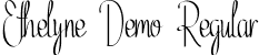 Ethelyne Demo Regular font - EthelyneDemoRegular.ttf