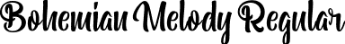 Bohemian Melody Regular font - bohemian-melody.otf