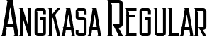 Angkasa Regular font - angkasa-regular.ttf