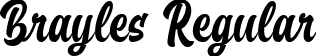 Brayles Regular font - brayles.ttf