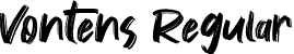 Vontens Regular font - vontens-rmom.ttf