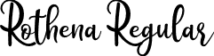 Rothena Regular font - rothena.ttf