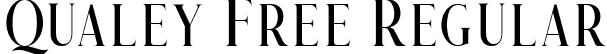 Qualey Free Regular font - qualey.ttf