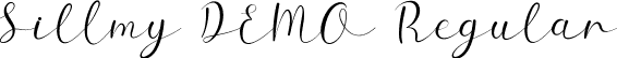 Sillmy DEMO Regular font - SillmyDEMORegular.ttf