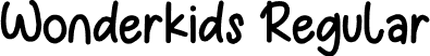 Wonderkids Regular font - Wonderkids-demo.ttf