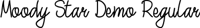 Moody Star Demo Regular font - MoodyStarDemo-x3Lv0.ttf