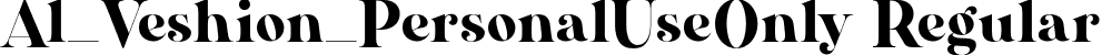 Al_Veshion_PersonalUseOnly Regular font - al-veshion-personaluseonly.otf