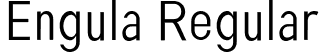 Engula Regular font - engula-regular.ttf