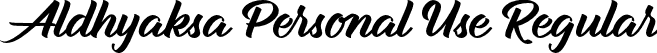 Aldhyaksa Personal Use Regular font - aldhyaksa-personal-use.otf