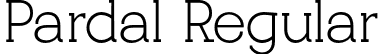 Pardal Regular font - pardal-regular.otf