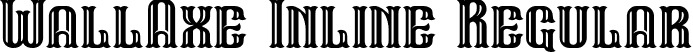 WallAxe Inline Regular font - WallAxe-Inline.ttf