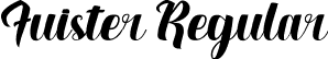 Fuister Regular font - fuister.ttf