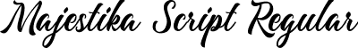 Majestika Script Regular font - majestika-demo.ttf