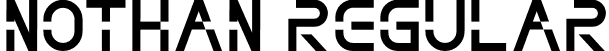 NOTHAN Regular font - NOTHAN.otf