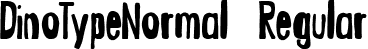 DinoTypeNormal Regular font - dinotypenormal.ttf