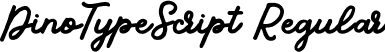 DinoTypeScript Regular font - dinotypescript.ttf