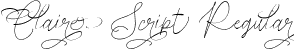 Claire Script Regular font - claire-for-personal-use.ttf