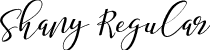 Shany Regular font - shany.ttf