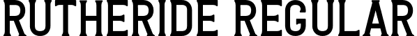 Rutheride Regular font - Rutheride-0Wvjz.otf