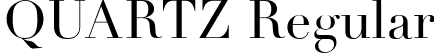 QUARTZ Regular font - quartz.ttf