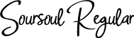 Soursoul Regular font - soursoul-typeface-demo.ttf