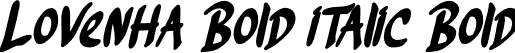 Lovenha Bold italic Bold font - Lovenhabolditalic-1Gj9L.ttf