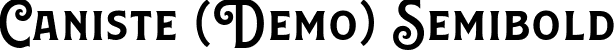 Caniste (Demo) Semibold font - canistedemo-semibold.ttf