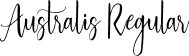 Australis Regular font - australis-free.ttf