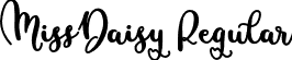 MissDaisy Regular font - missdaisy.otf