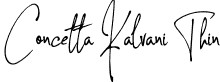 Concetta Kalvani Thin font - Concetta-Kalvani-Signature.ttf