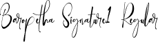 Baropetha Signature1 Regular font - baropetha-signature1-ttf.ttf