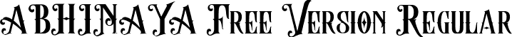 ABHINAYA Free Version Regular font - abhinaya-free-version.ttf