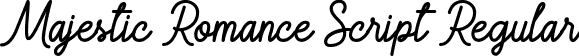 Majestic Romance Script Regular font - Majestic-Romance-Regular.ttf