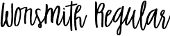 Wonsmith Regular font - wonsmith-regular.otf