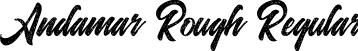 Andamar Rough Regular font - andamar-rough.ttf