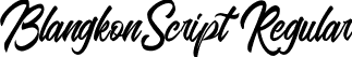 BlangkonScript Regular font - blangkonscript.ttf