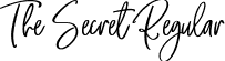 The Secret Regular font - thesecret-regular.ttf