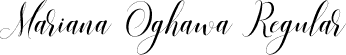 Mariana Oghawa Regular font - mariana-oghawa.ttf