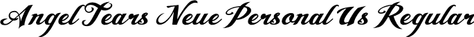 Angel Tears Neue Personal Us Regular font - angel-tears-neue-personal-use.ttf