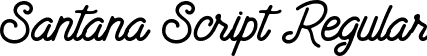 Santana Script Regular font - santana-script.ttf