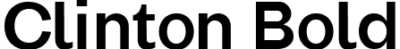 Clinton Bold font - ClintonBold.ttf