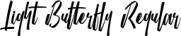 Light Butterfly Regular font - light-butterfly.otf