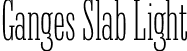 Ganges Slab Light font - rohh-gangesslab-light.otf