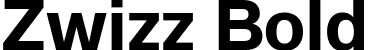 Zwizz Bold font - zwizz-bold.ttf