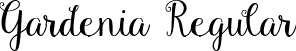 Gardenia Regular font - gardenia.ttf