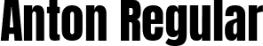 Anton Regular font - anton-regular.ttf